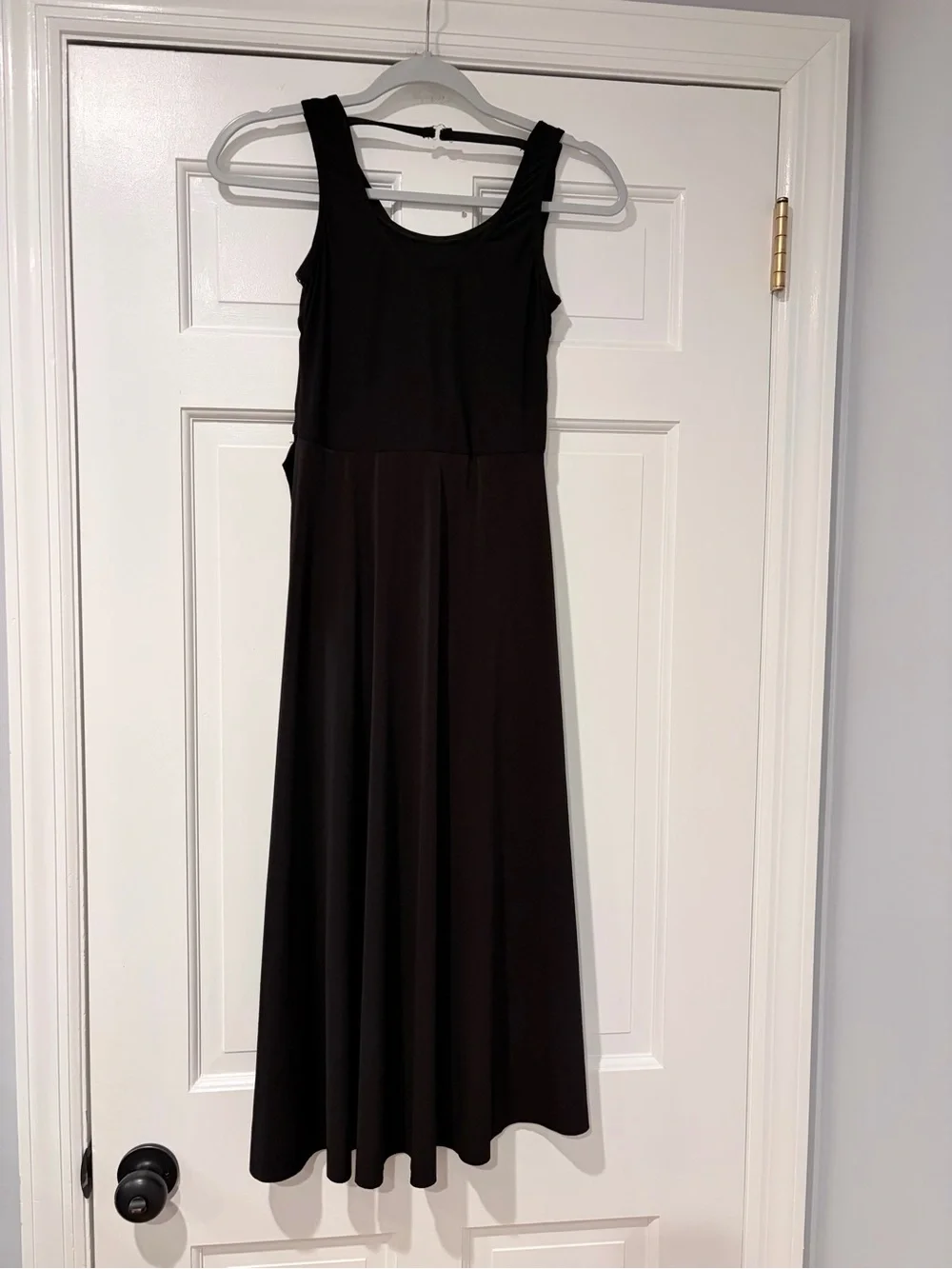 Weissman Worn Black Cowl Neck Lyrical Dance Dress Child Large